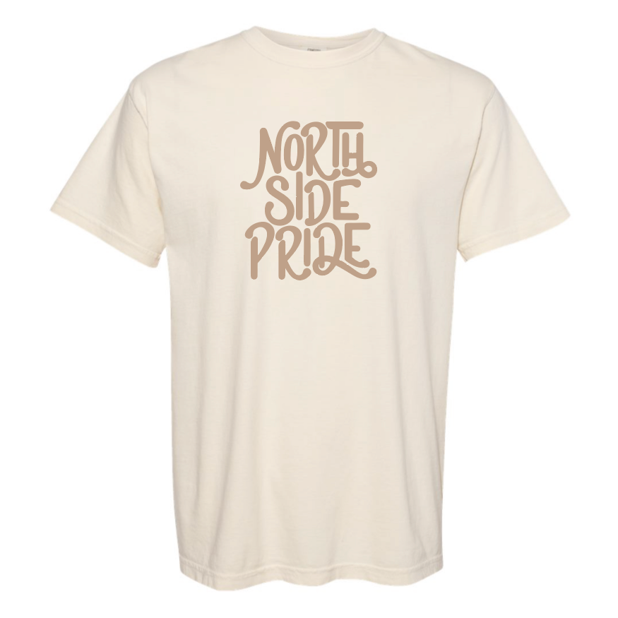 North Side Pride Adult Unisex Tee. Ivory.