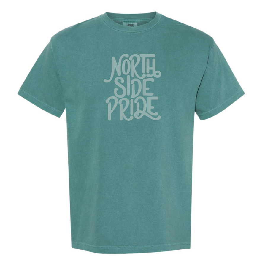 North Side Pride Adult Unisex Tee. Seafoam.