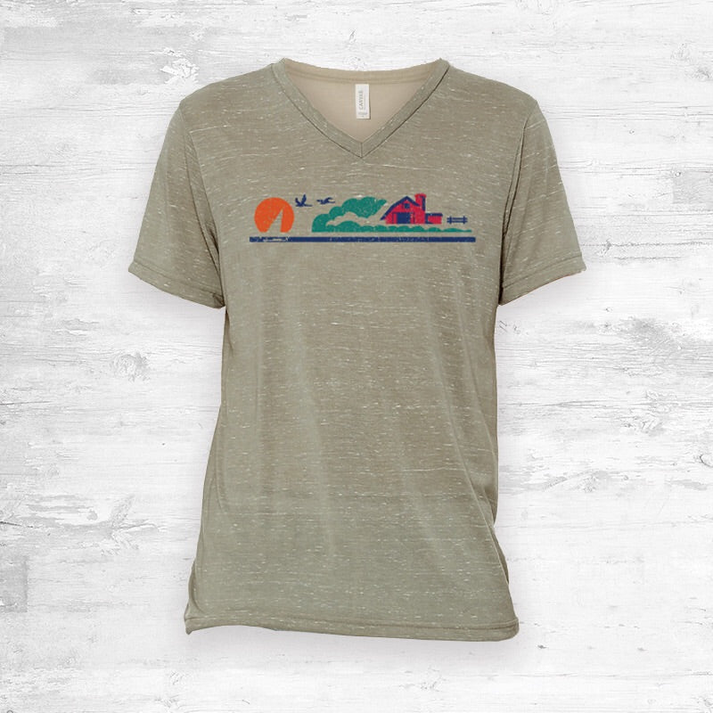 License Plate Tee V-Neck Tee.